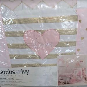 Lambs & Ivy  (4 piece crib set)